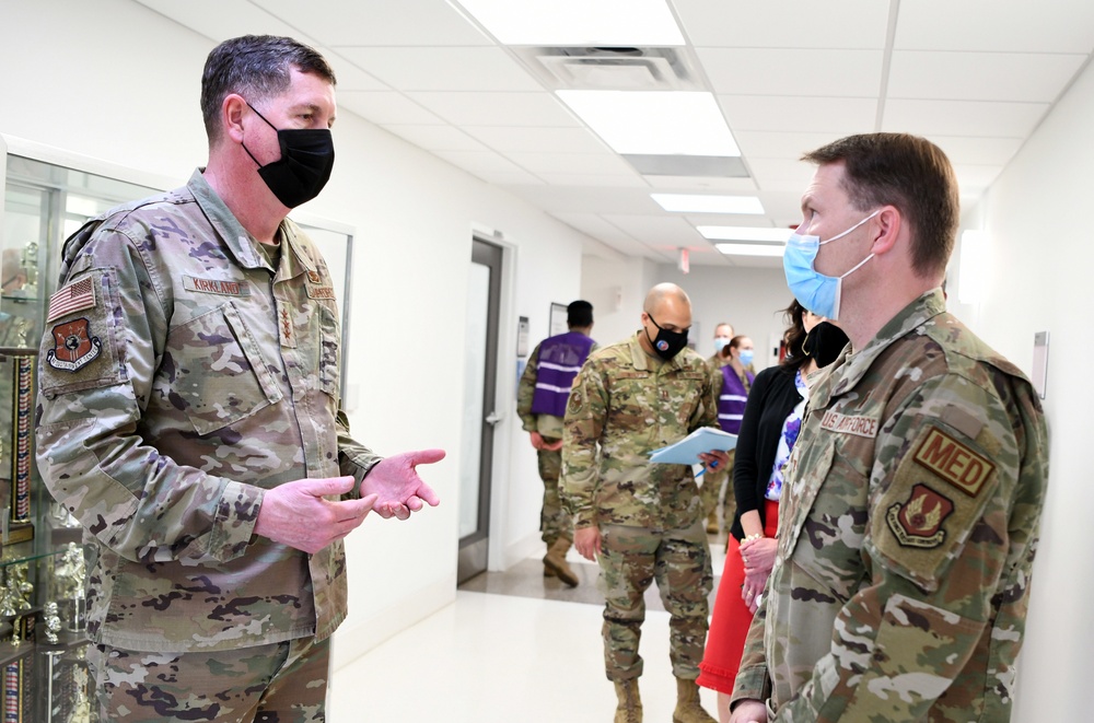 AFSC Commander visits 78MDG for vaccine response overview