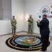 MA1 Damon Harris end-of-tour award ceremony; Civilian length-of-service award ceremony