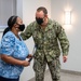 MA1 Damon Harris end-of-tour award ceremony; Civilian length-of-service award ceremony