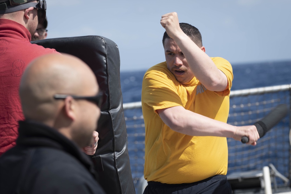 Mitscher Conducts Routine Operations in U.S. Sixth Fleet