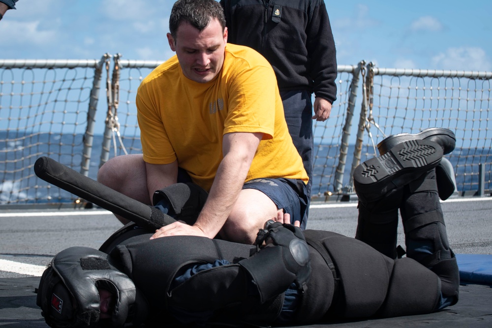 Mitscher Conducts Routine Operations in U.S. Sixth Fleet
