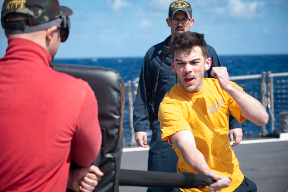 Mitscher Conducts Routine Operations in U.S. Sixth Fleet