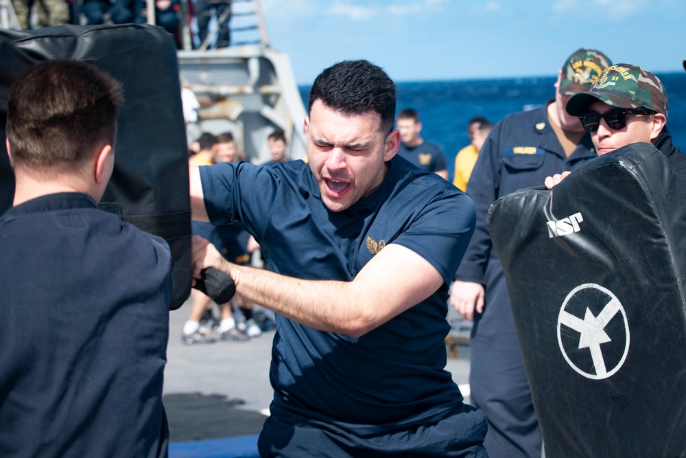 Mitscher Conducts Routine Operations in U.S. Sixth Fleet