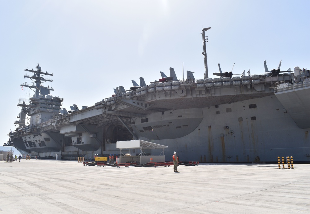 USS Dwight D. Eisenhower (CVN 69) Arrives in Souda Bay, Greece