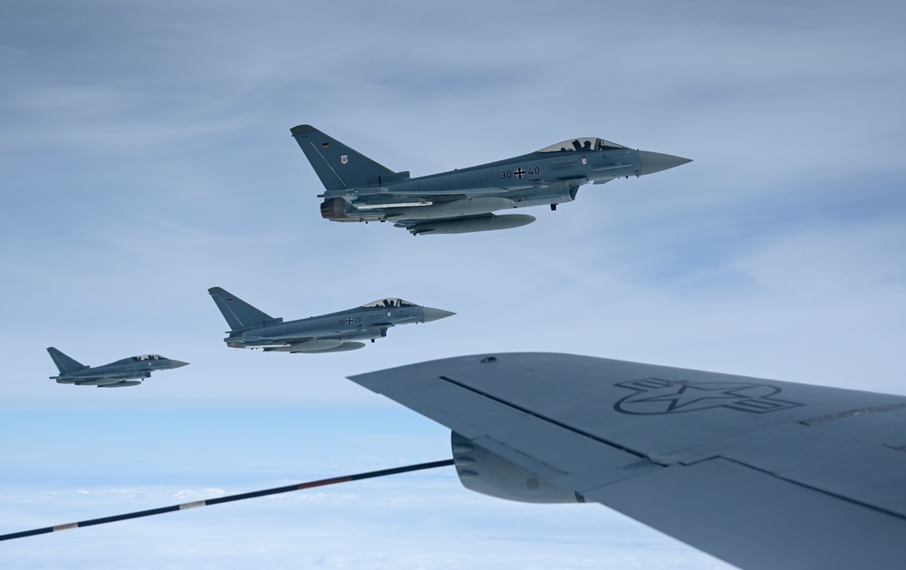 100th ARW supports German fighter jets during exercise Baltic Trident