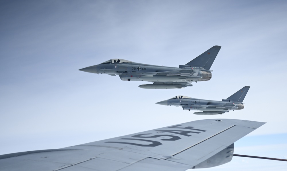 100th ARW supports German fighter jets during exercise Baltic Trident