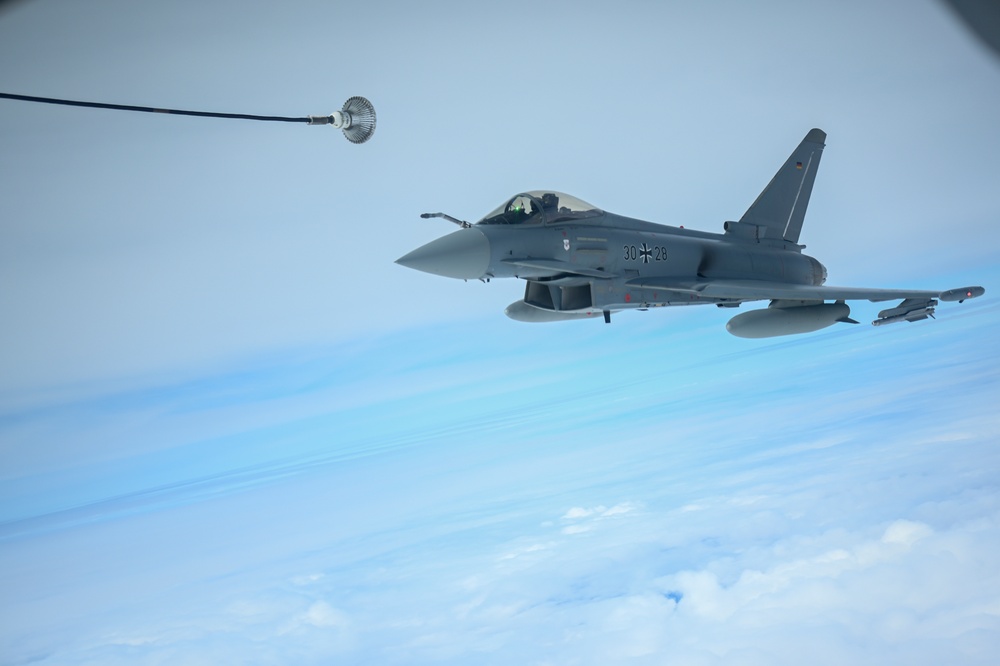 100th ARW supports German fighter jets during exercise Baltic Trident