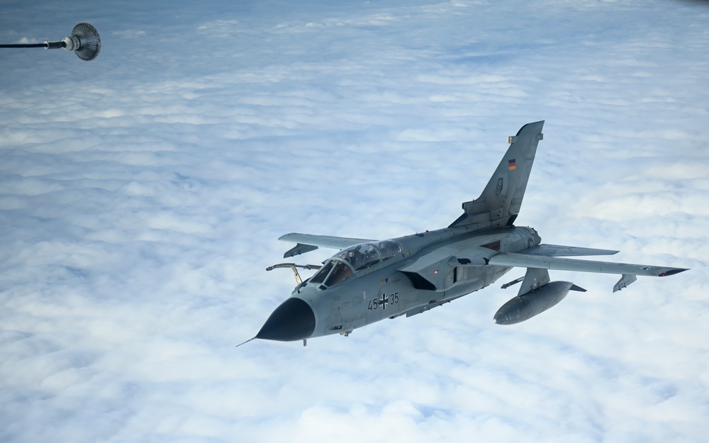 100th ARW supports German fighter jets during exercise Baltic Trident