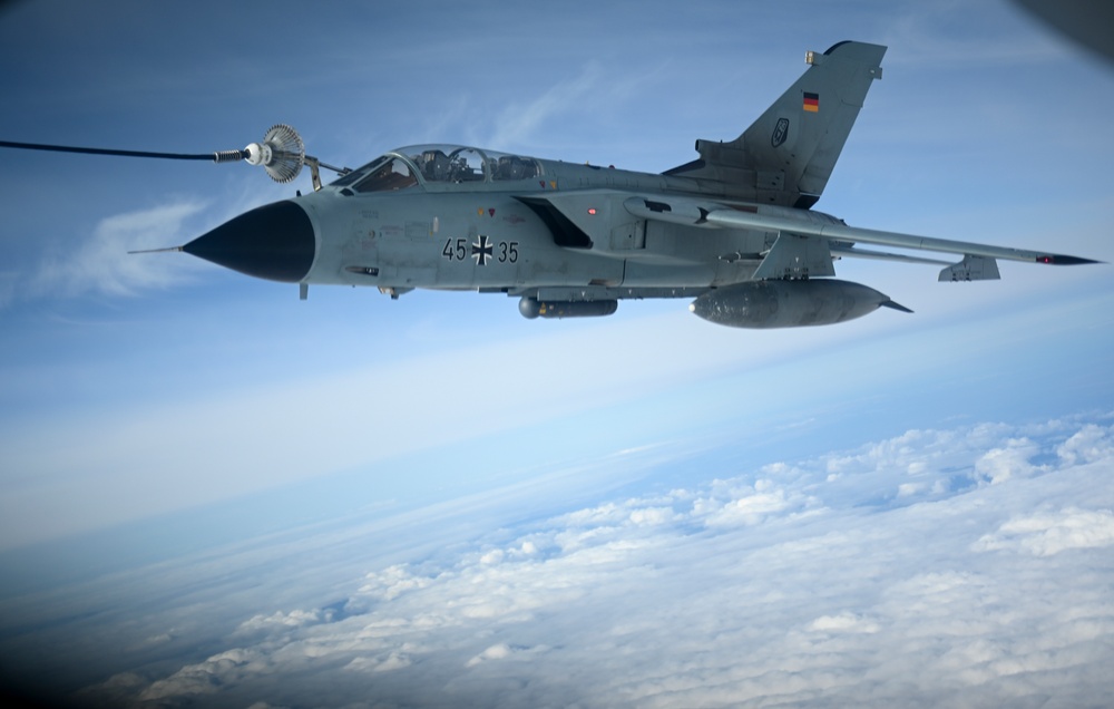 100th ARW supports German fighter jets during exercise Baltic Trident