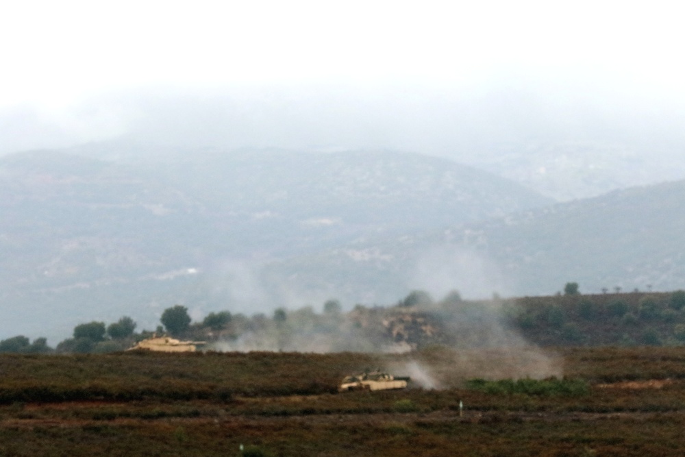 VIPs observe Thracian Cooperation 2021 live fire finale