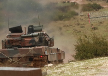 VIPs observe Thracian Cooperation 2021 live fire finale