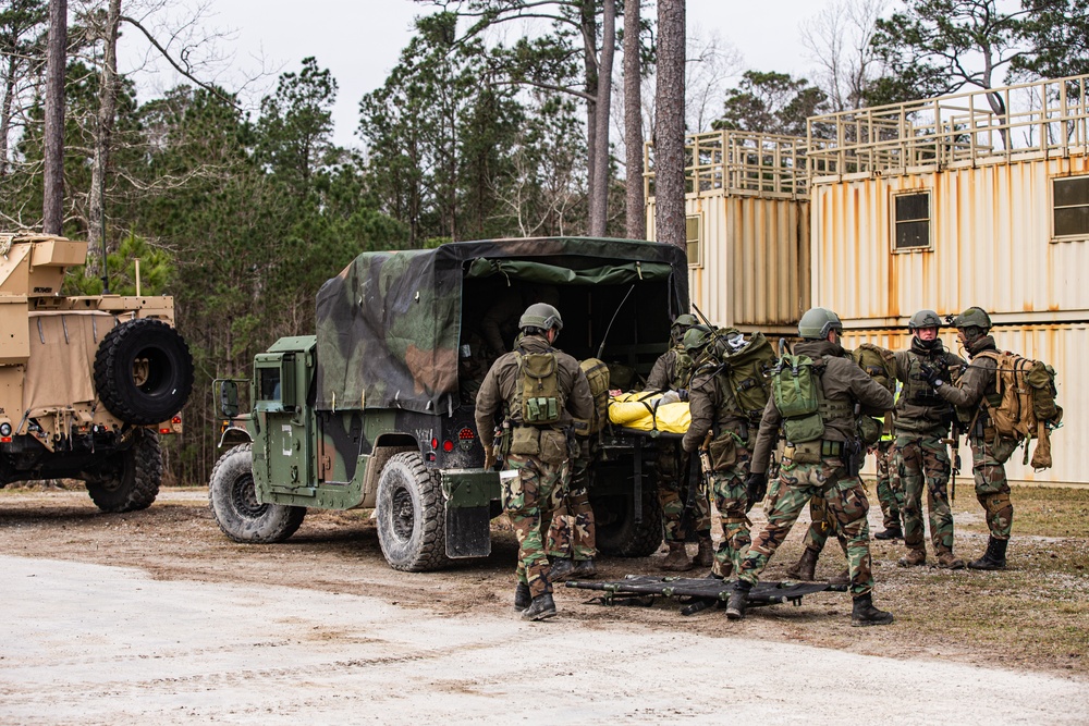 Dutch Marines participate MOUT training on Camp Lejeune