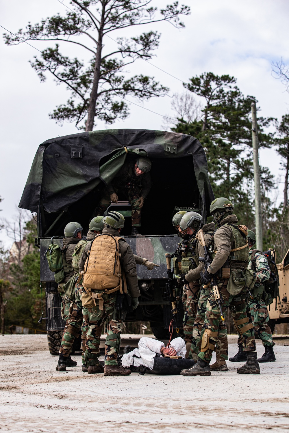 Dutch Marines participate MOUT training on Camp Lejeune