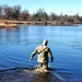 Cold-water immersion training for CWOC at Fort McCoy