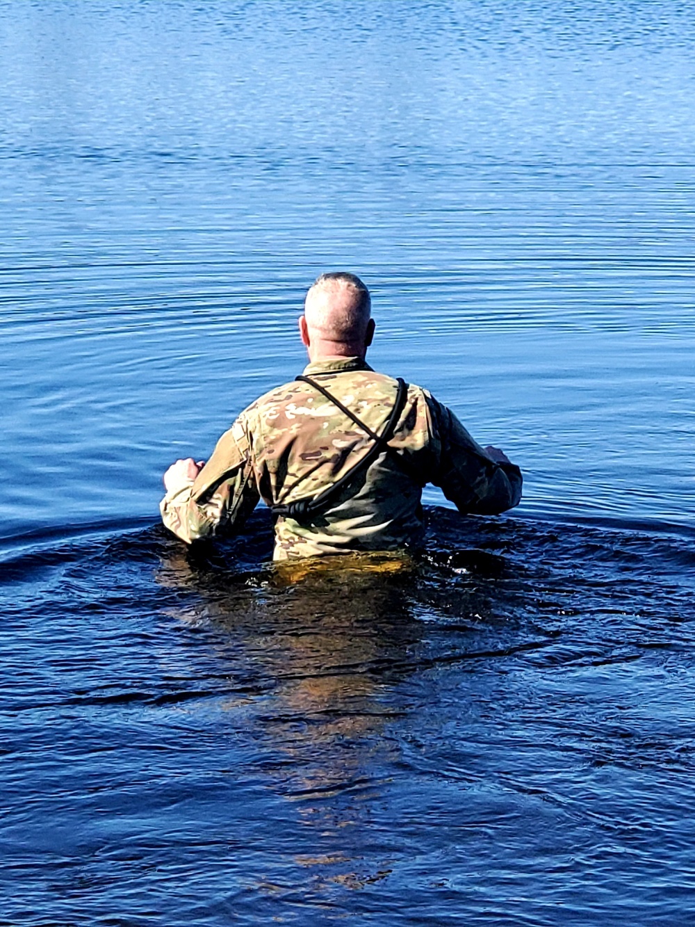 Cold-water immersion training for CWOC at Fort McCoy