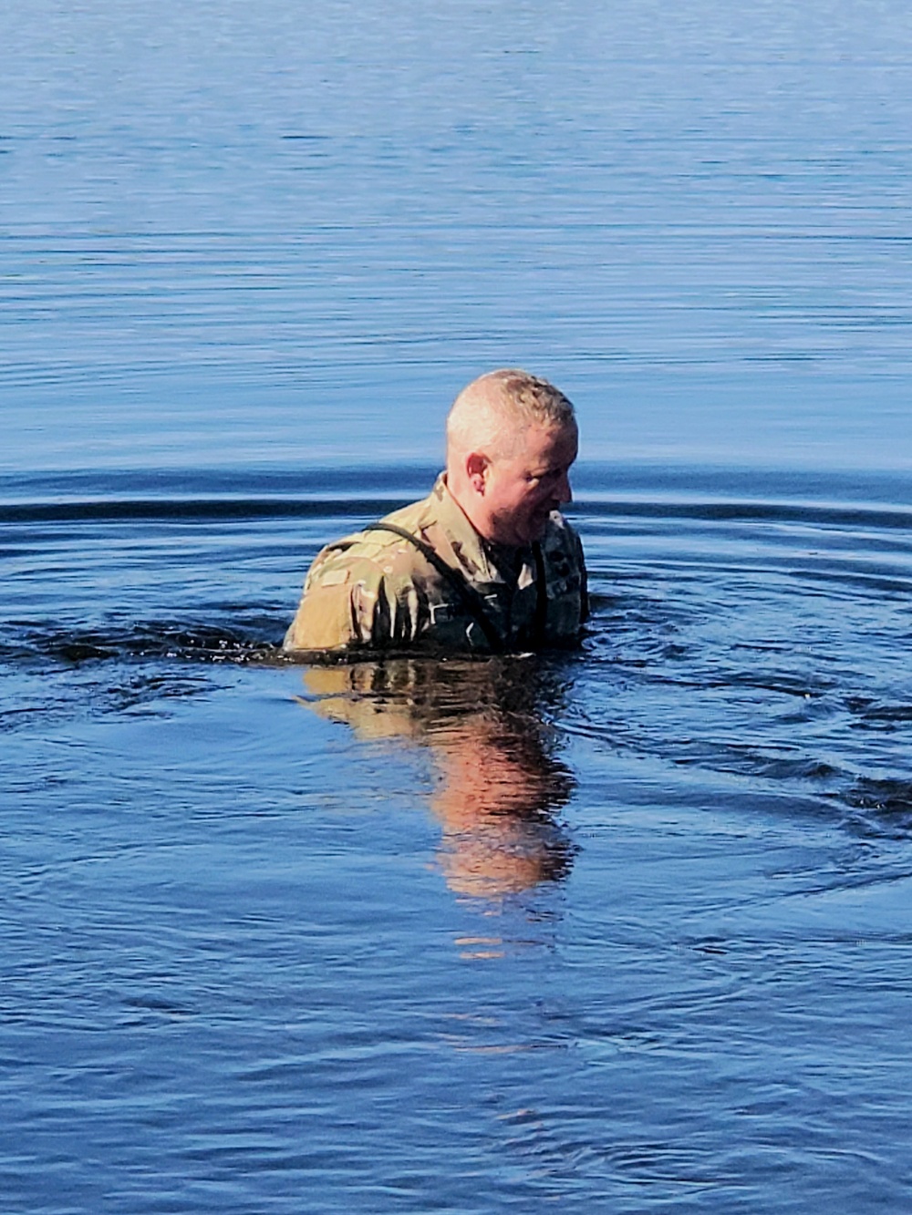 Cold-water immersion training for CWOC at Fort McCoy