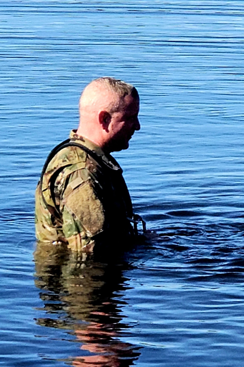 Cold-water immersion training for CWOC at Fort McCoy