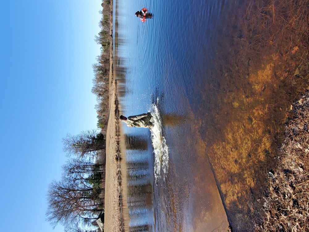 Cold-water immersion training for CWOC at Fort McCoy