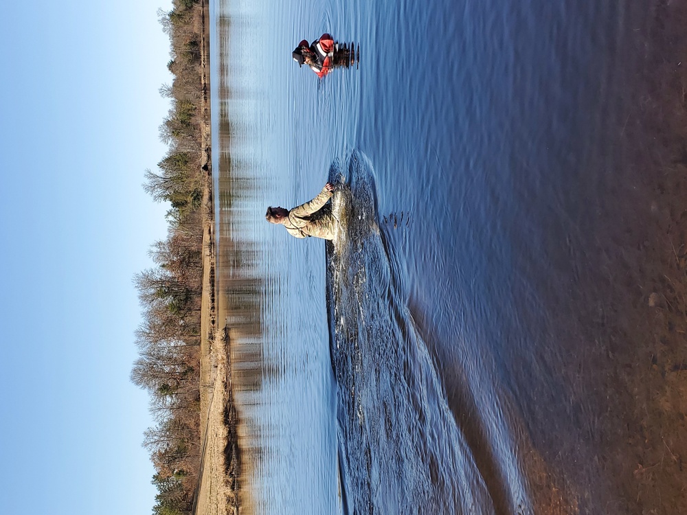 Cold-water immersion training for CWOC at Fort McCoy