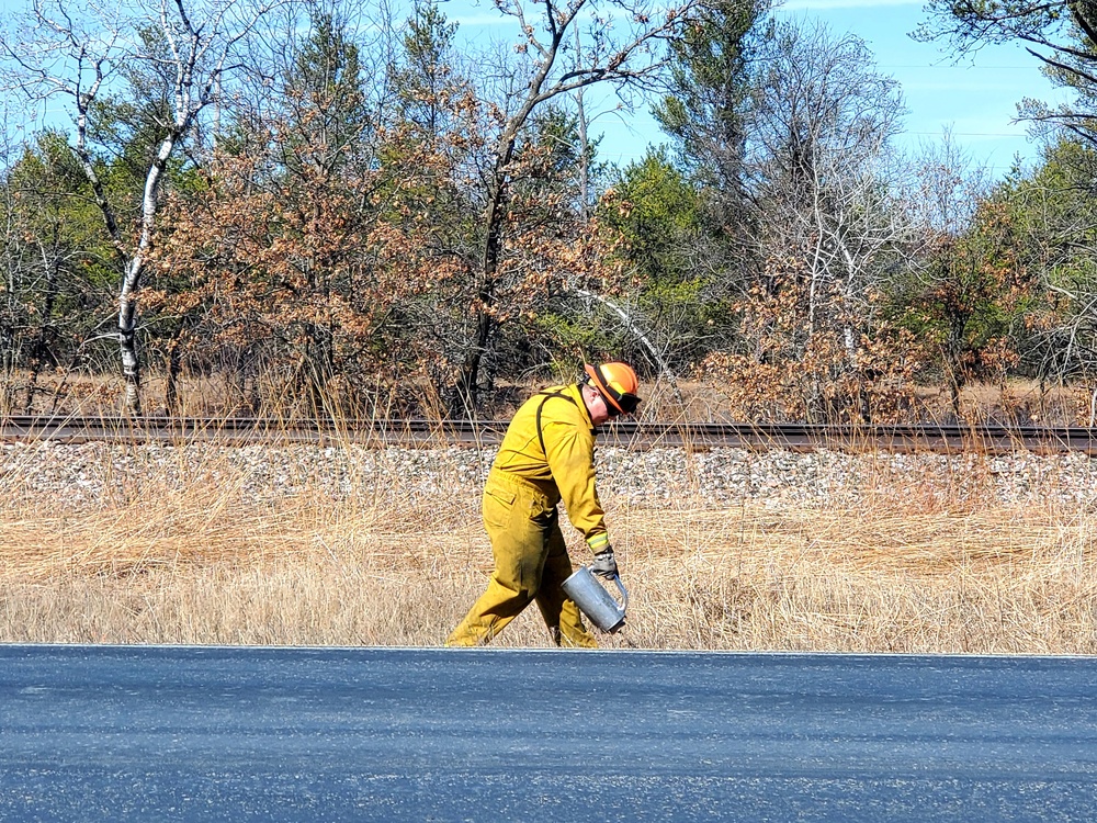 2021 prescribed burn operations at Fort McCoy