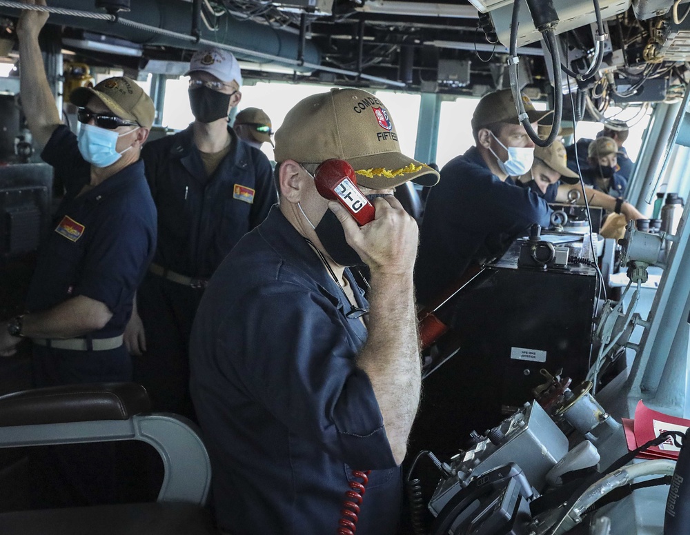 USS Benfold Conducts Missile Exercise