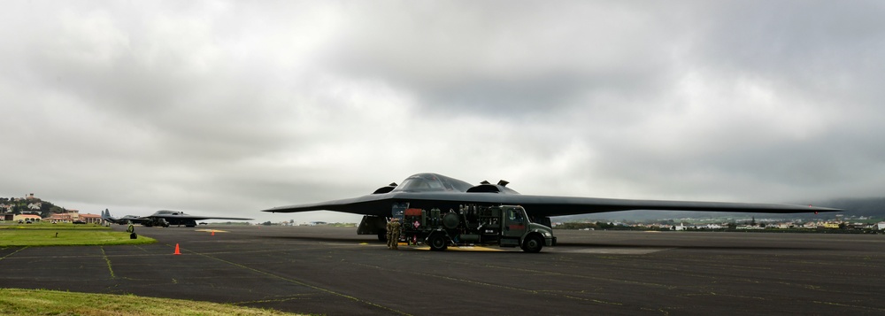 Ready and Postured: B-2 Spirit integrates with NATO ally at Lajes Field