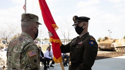 Promotion ceremony of Brigadier General Robert Wooldridge, Deputy Commanding General of Support for the 40th Infantry Division