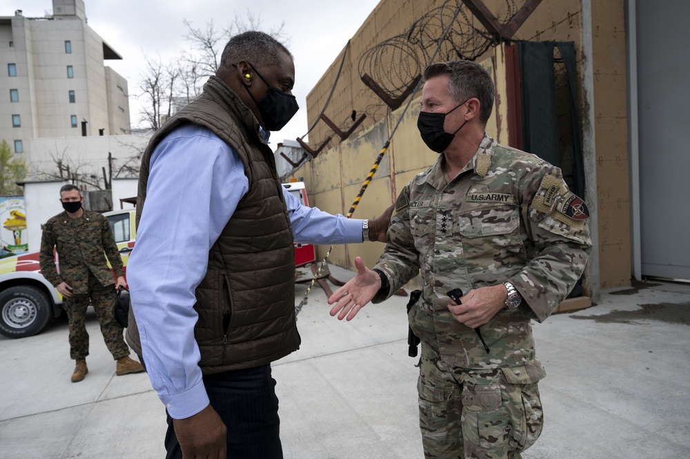 Secretary Austin Visits Afghanistan