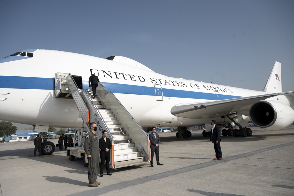 Secretary Austin Departs India
