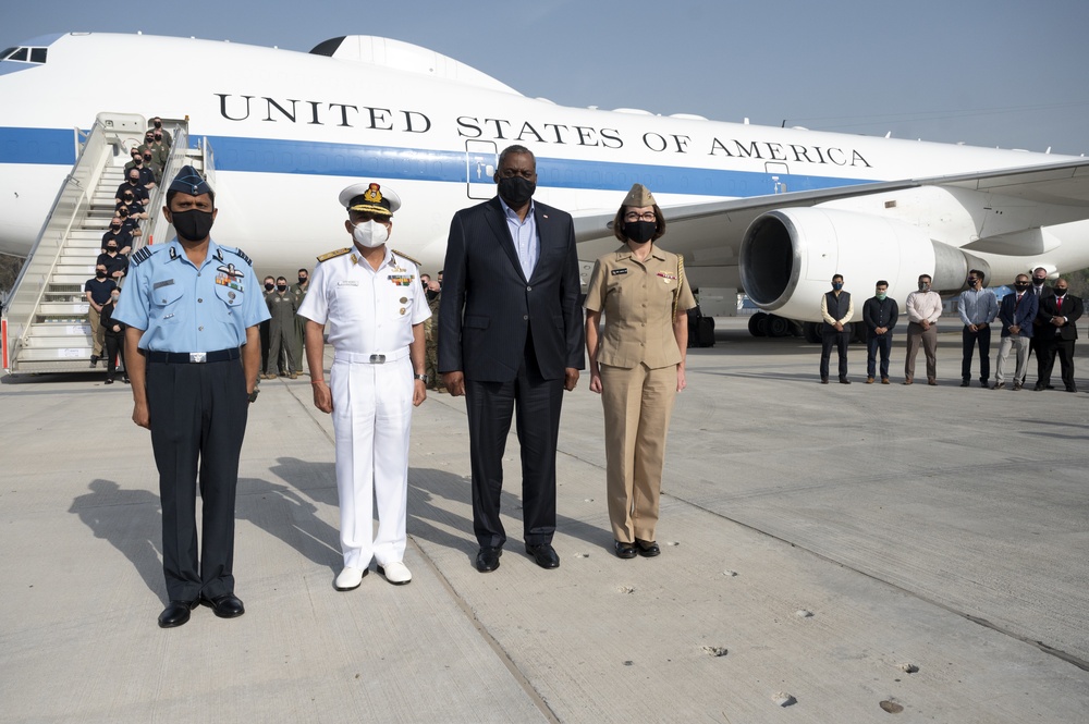 Secretary Austin Departs India