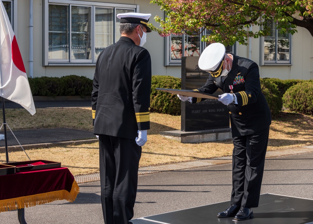 Defense Cooperation Award Second Class Ceremony Onboard Naval Air Facility Atsugi