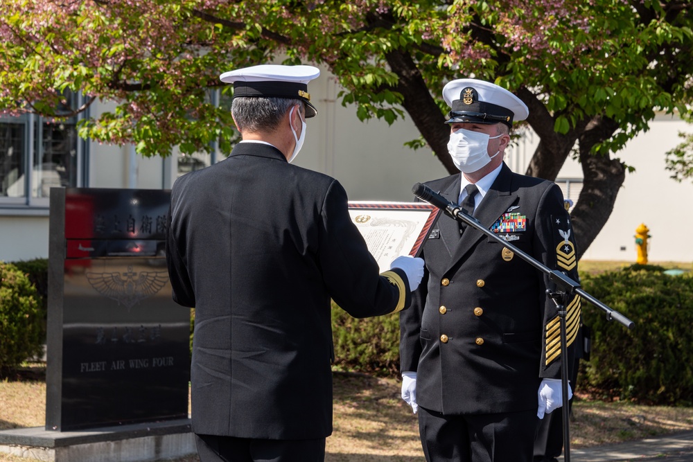 Defense Cooperation Award Second Class Ceremony Onboard Naval Air Facility Atsugi