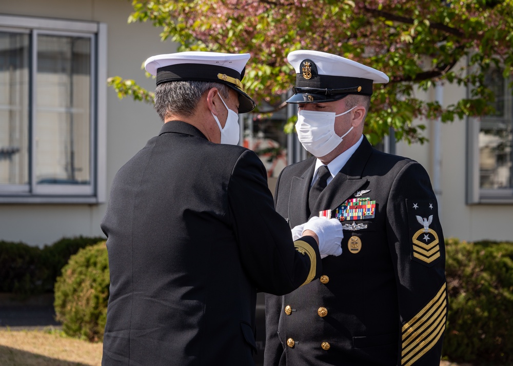 Defense Cooperation Award Second Class Ceremony Onboard Naval Air Facility Atsugi