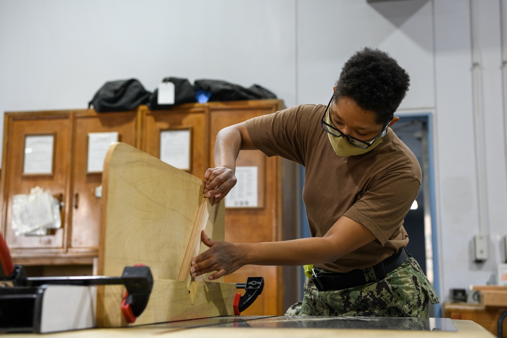 Public Works Department Cuts Wood