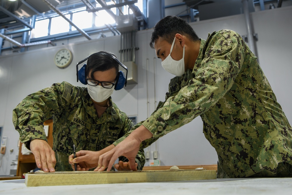 Public Works Department Cuts Wood