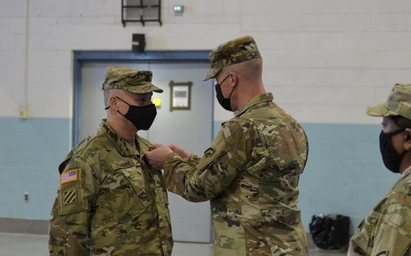 Outgoing command sergeant Major honored