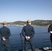 Mitscher Arrives in Souda Bay, Greece