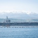 Mitscher Arrives in Souda Bay, Greece