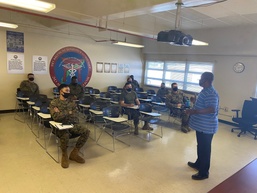 Director of Navy College Office Okinawa Shares Educational Opportunities With Sailors