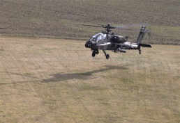 Lining up in hover formation...