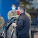 U.S. Air Force Airmen conduct operations walkthrough of Ford Field Community Vaccination Center
