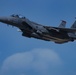 333rd Fighter Squadron F-15E Strike Eagle Aircrew members take off