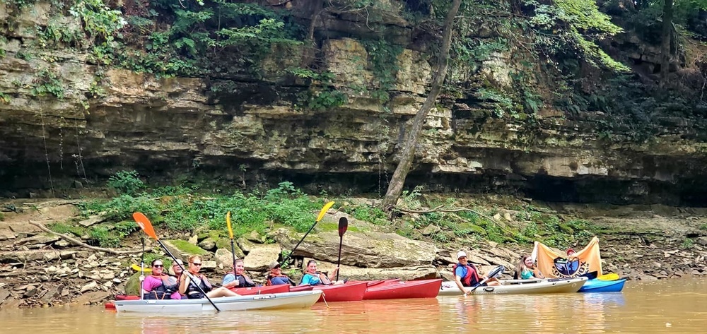 Kayaking at Fort Knox