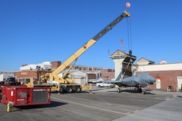 FRCE accepts barge delivery of F-35 airframe for training