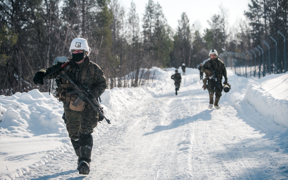 Engineers up: MRF-E Marines Conduct Integrated Training with Norwegian Army