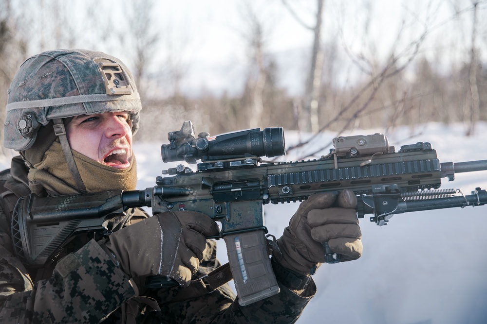 Engineers up: MRF-E Marines Conduct Integrated Training with Norwegian Army