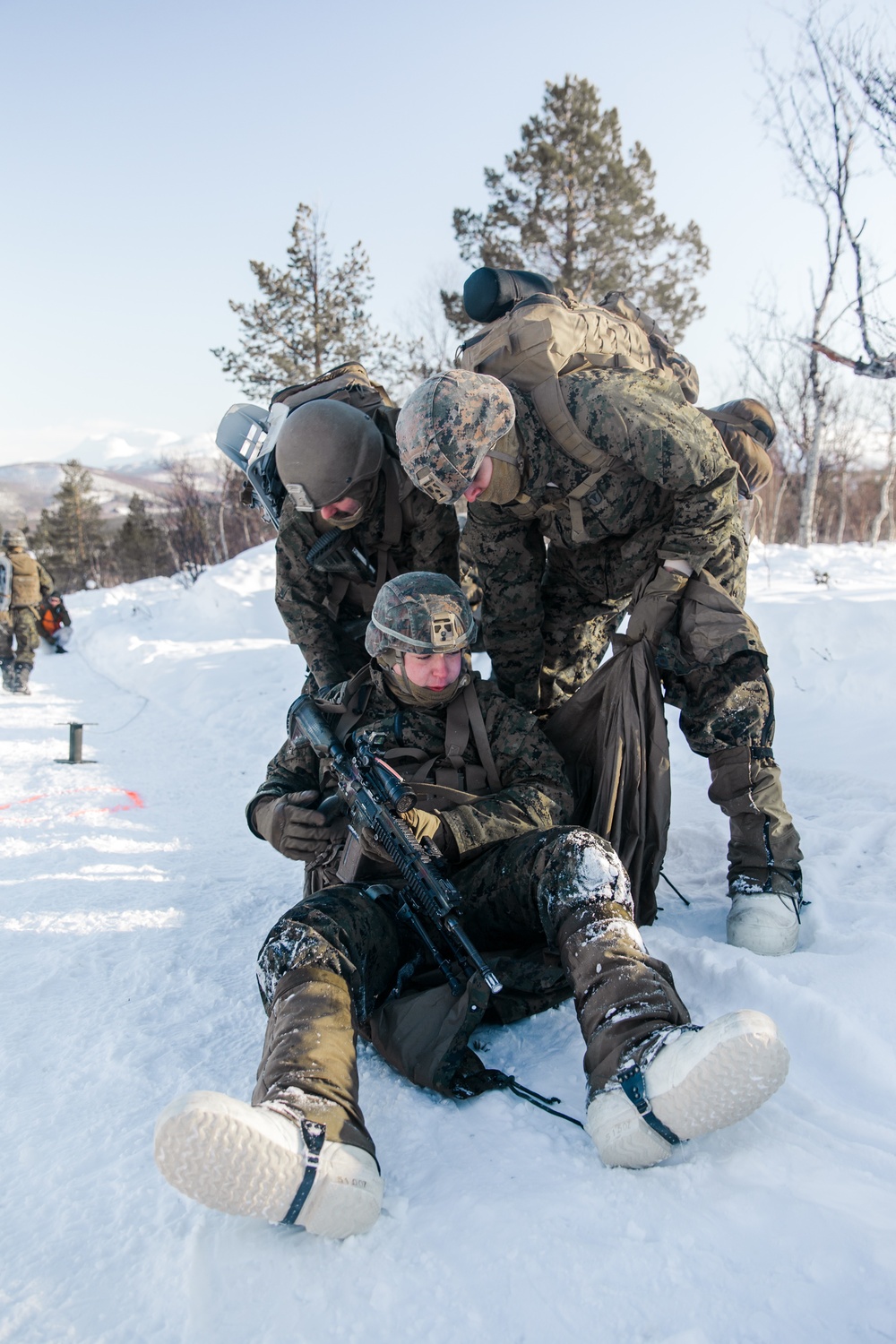 Engineers up: MRF-E Marines Conduct Integrated Training with Norwegian Army