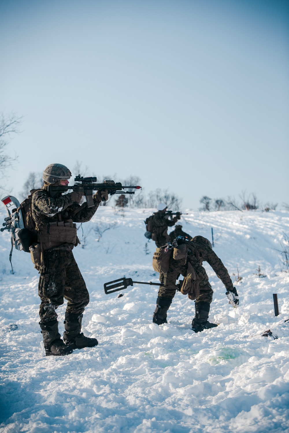 Engineers up: MRF-E Marines Conduct Integrated Training with Norwegian Army