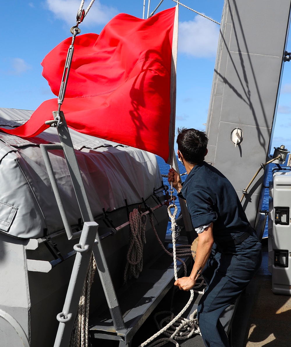 USS Benfold Conducts Live-Fire Gunnery Exercise