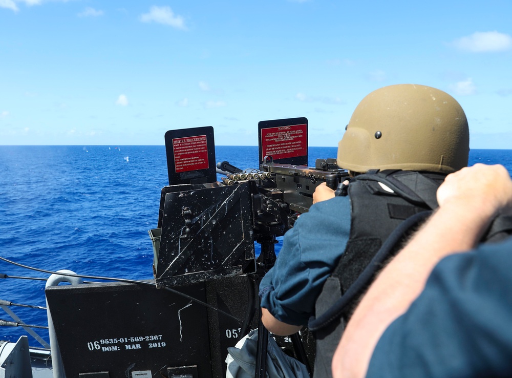 USS Benfold Conducts Live-Fire Gunnery Exercise